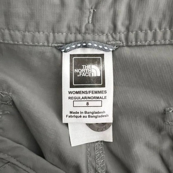 The North Face Women's Convertible Cargo Pants Gray Size 8 - Picture 9 of 11